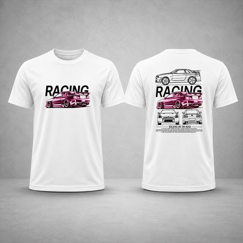 Racing car graphic - car, t-shirt