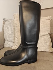 Hkm leather riding boots tall - riding,
