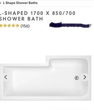 Right-Handed L-Shaped Shower