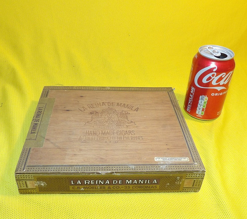 Empty wooden cigar - wooden, from
