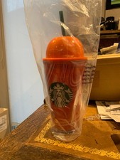 Starbucks cold cup with straw