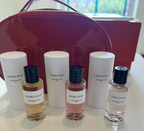 Dior red patent bag 3x10ml - dior,