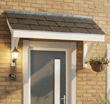 Wooden Flat Roof Porch Canopy