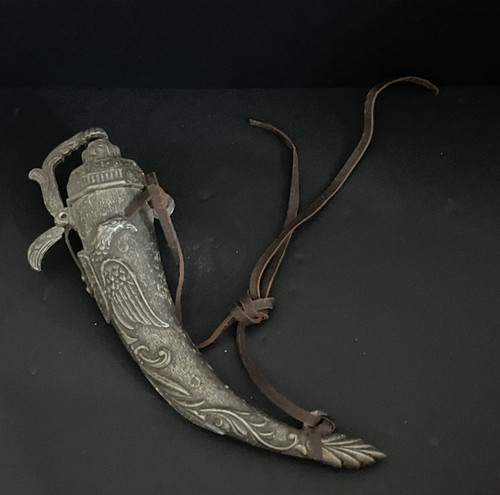 Vintage denix pewter horn - vintage,