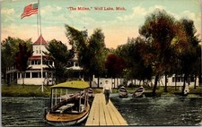 The Millen, Wolf Lake, Michigan Postcard