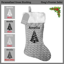 Silver Personalised Xmas