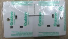 Crabtree 2 Gang Switched 13A