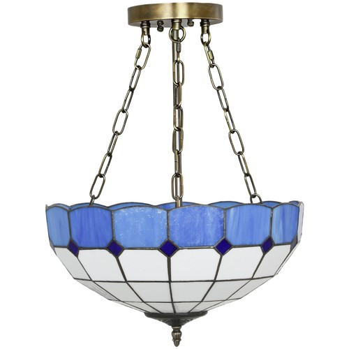 Homcom tiffany style - homcom, ceiling