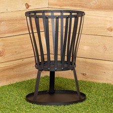 35cm Outdoor Black Steel
