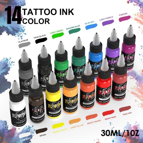 Colors tattoo ink set - colors,