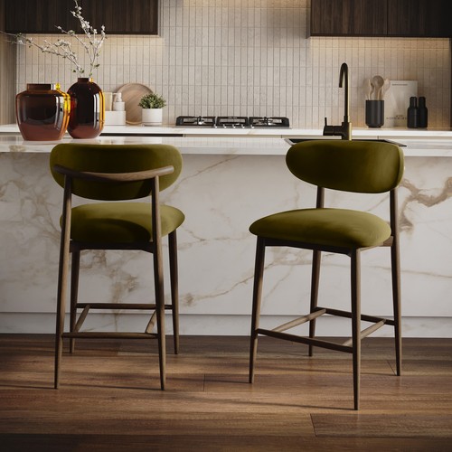 Set walnut and olive - walnut,