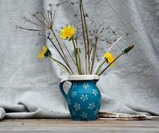 Hand Painted Rustic Pitcher