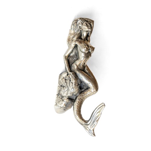 German silver mermaid wall - german,