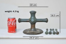 boat yacht mooring flat deck cleat rope tie cross bollard bronze - FREE DELIVER