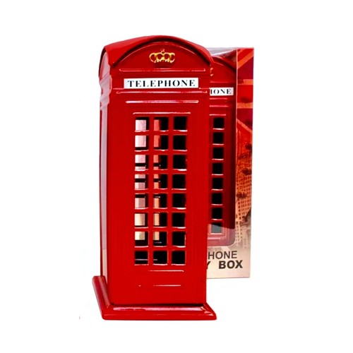 Telephone booth money box coin