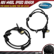 2x Rear Side ABS Wheel Speed Sensor for Nissan Almera Tino V10 00-06 1.8 2.0 2.2