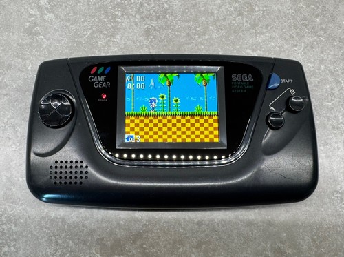 Sega game gear console - game,