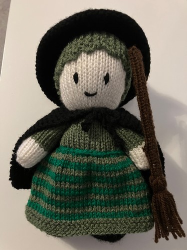 Halloween witch doll with her - halloween,