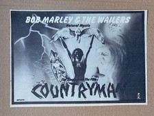 BOB MARLEY COUNTRYMAN MEMORABILIA original REGGAE music press advert from 1982 -