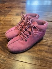 Kangol Pink suede Boots Size 5 (38) Good Condition