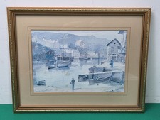 Framed Polperro Harbour