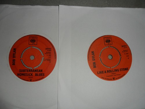 Bob dylan singles - x,