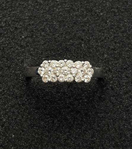 Engagement ring 18ct white - 18ct,
