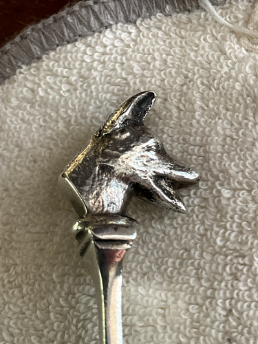Antique solid sterling silver - solid,