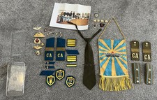 USSR CCCP Soviet Union Pilots Uniform, Badges And Patches - plus a soviet banner