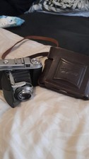Voightlander Bessa Vintage Folding Camera with Leather Case & Lens Mount Adapter