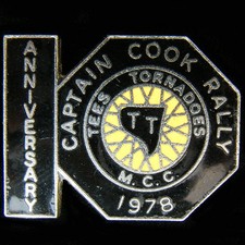 1978 Captain Cook Rally pin
