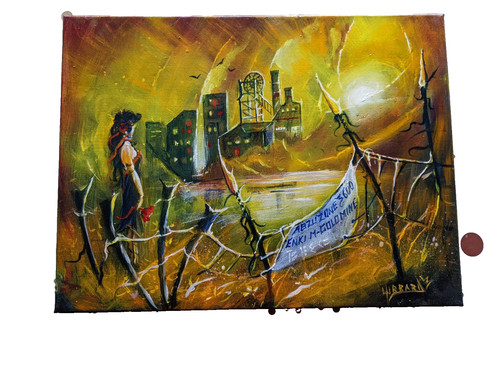 Original oil painting ancient - oil, 'ancient