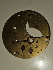 Antique brass pocket - , watch