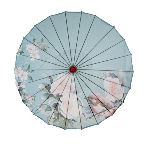 Vintage chinese umbrella silk - vintage,