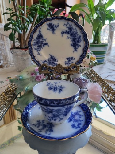 Antique flow blue semi - antique,