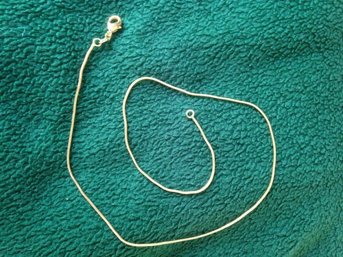 2mm 18krt gold plated lovely - 18krt,