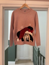Disney Minnie Mouse Christmas Jumper by Tu Size 14