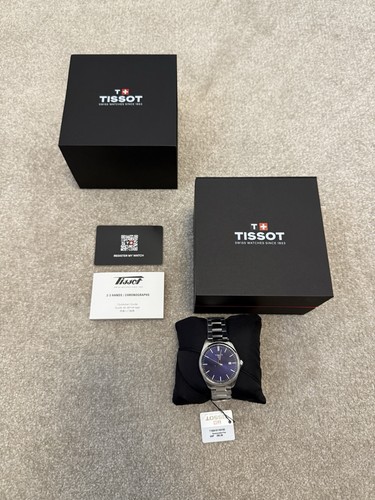 Mens blue tissot pr100 - pr100, 40mm