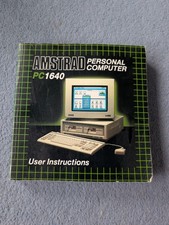 Amstrad User Instructions Manual for PC1640 SEE DESCRIPTION