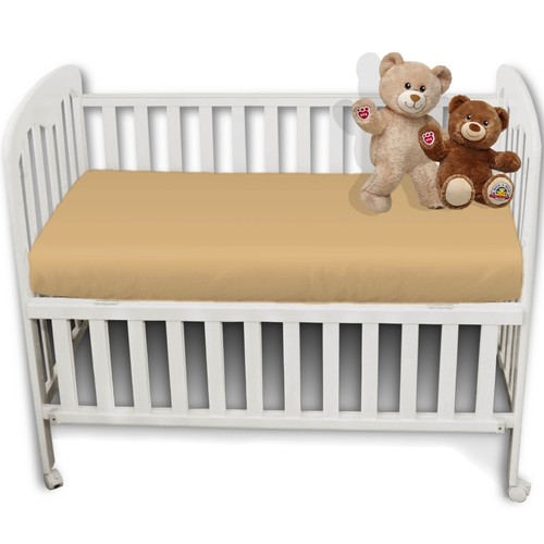 Baby cot bed - fitted, sheet