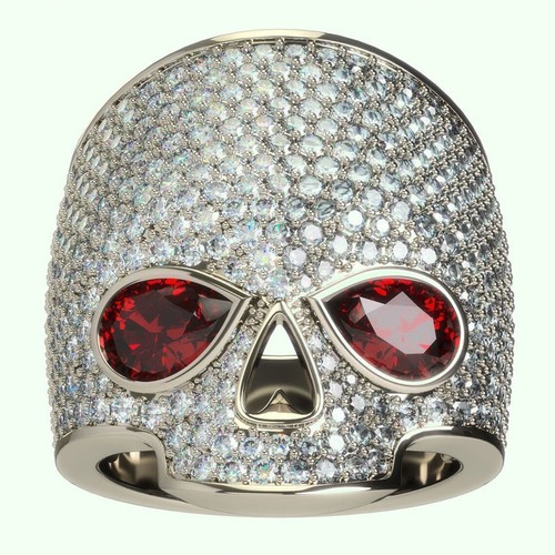 Pear cut red - ct,