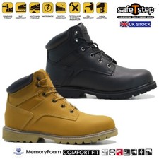 MENS STEEL TOE CAP BOOTS  ARMY