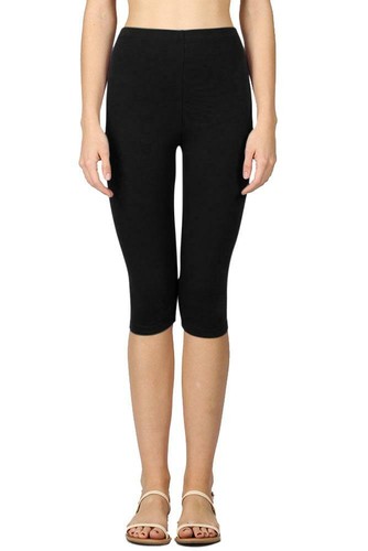 Womens black plain stretchy - womens,