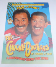 The Chuckle Brothers in Trouble At Sea   Theatre Tour Flyer 1999  Paul & Barry