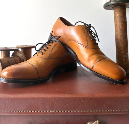 Barker luton tan brown leather - luton,
