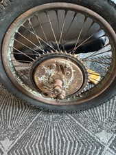 BSA  A10 A7 B31 B33 GOLD STAR. Crinkle QD Rear wheel complete 