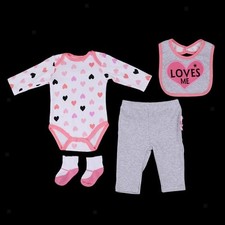 Reborn doll clothes toy - reborn, pink