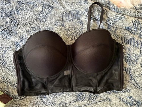 Black strapless bra wired - bra,