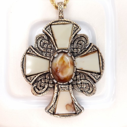 Celtic cross pendant vintage - celtic,