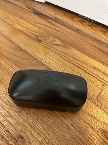 Coach black hard clamshell - coach,